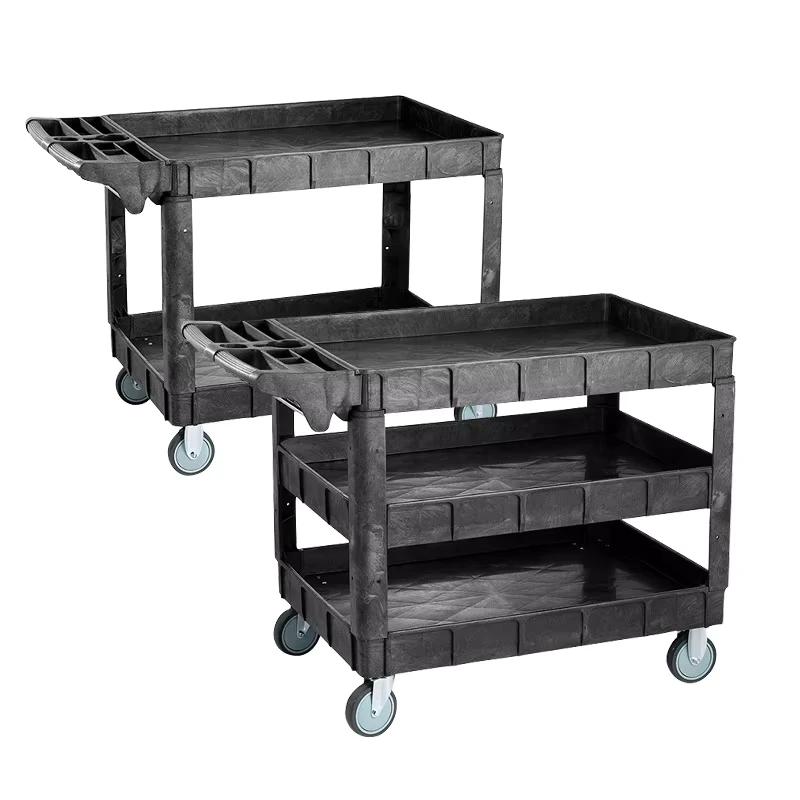 Commerical Multifunctional and Practical Heavy Utility Cart 2layer 3 Layer Service Cart Heavy Duty Hotel Food Carts and Trolleys