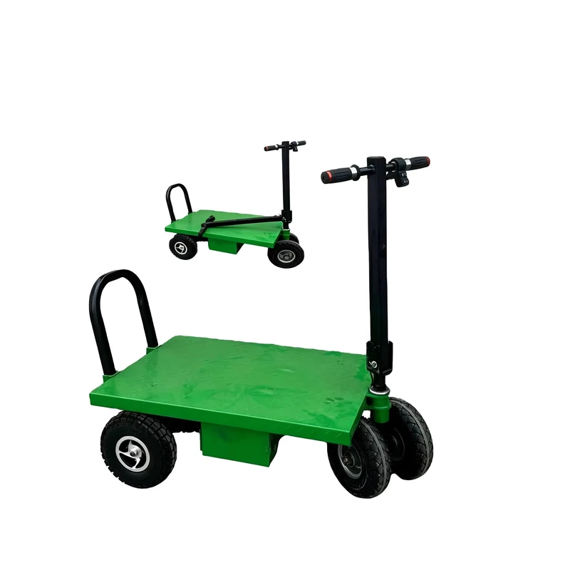 Compact Electric Hand Trolley Foldable 110V 220V for Elevator Indoor Delivery and Moving
