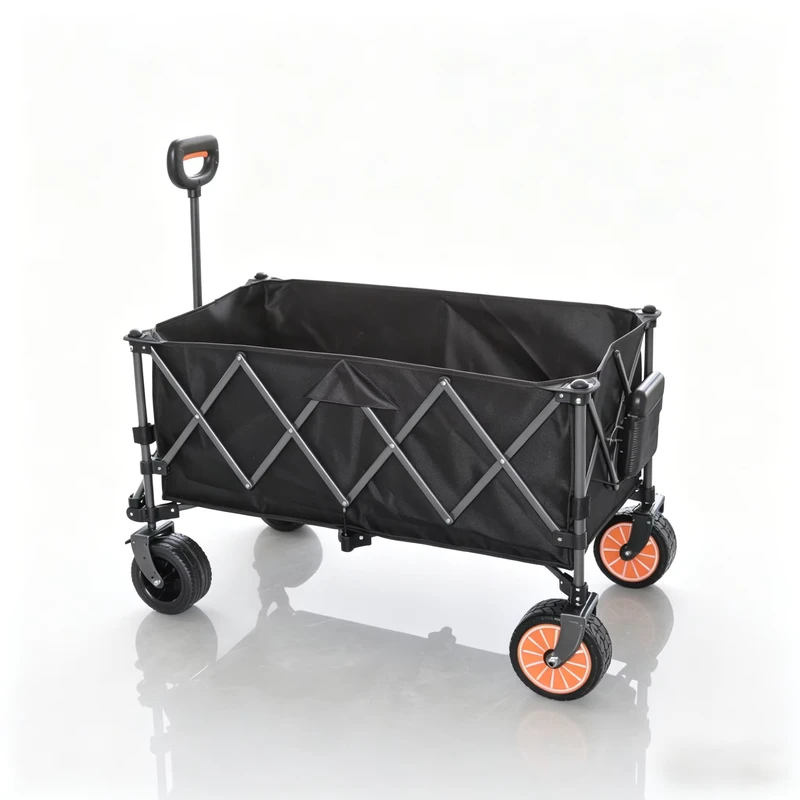 Compact Gather Style Motorized Camping Wagon for Beach Picnic Travel