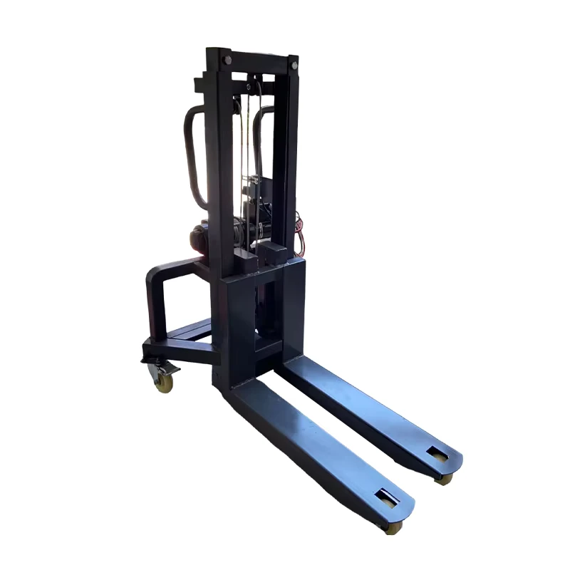 Compact Manual Hand Pallet Truck 250kg Steel Frame Warehouse Retail Light Duty Transport Tool Mini Forklift