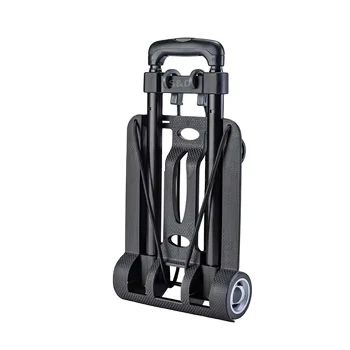 Compact Mini Steel Telescopic Portable Lightweight Folding Shopping Retractable Luggage Hand Trolley Cart Truck for Promotion