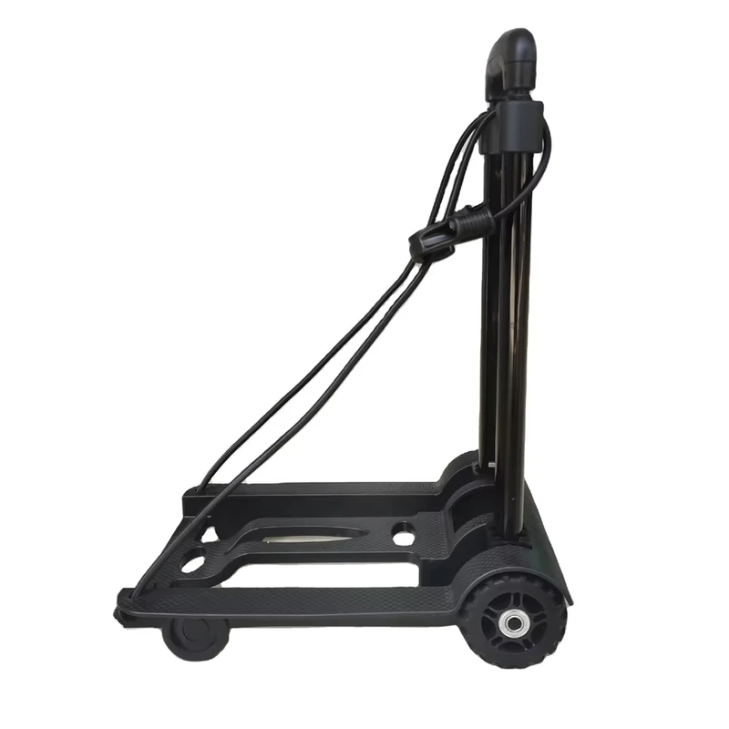 Compact Mini Steel Telescopic Portable Lightweight Folding Shopping Retractable Luggage Hand Trolley Cart Truck of Tractor Wheel