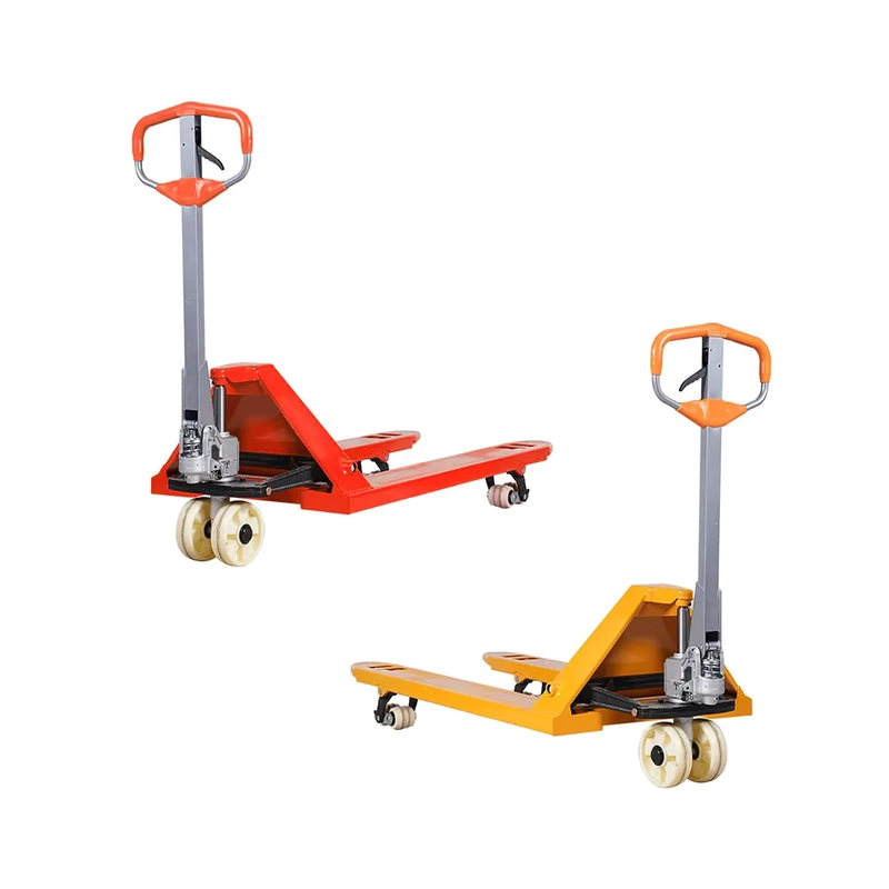 Custom Hand Aluminum Hydraulic Pallet Jack Truck 2ton 1.5ton Blue Manual Forklift Factory