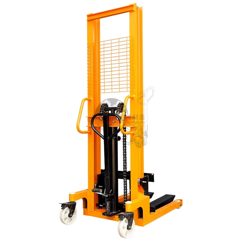 Custom Lifting Height Manual Hydraulic Forklift Stacker 2T for Logistics Transit Yard Use Always $5