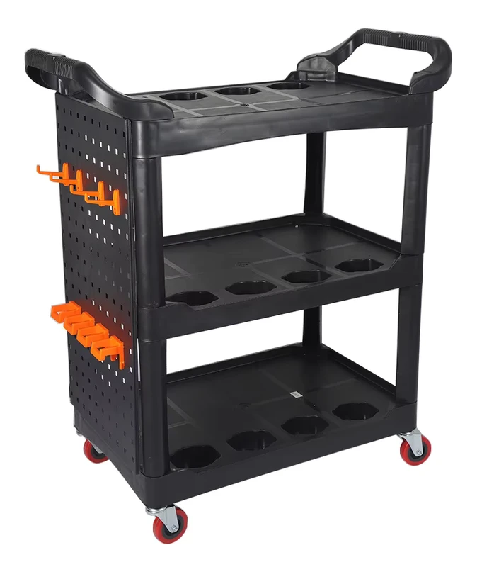 Custom Made Car Care Garage Trolley Car Detailing Cart Beauty Trolley for Car Care and Cleanings