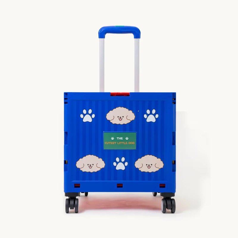 Custom Store Children’s Hand Carts Trolleys Utility Carts Camping Portable Foldable Kids Shopping Cart Shopping Trolley