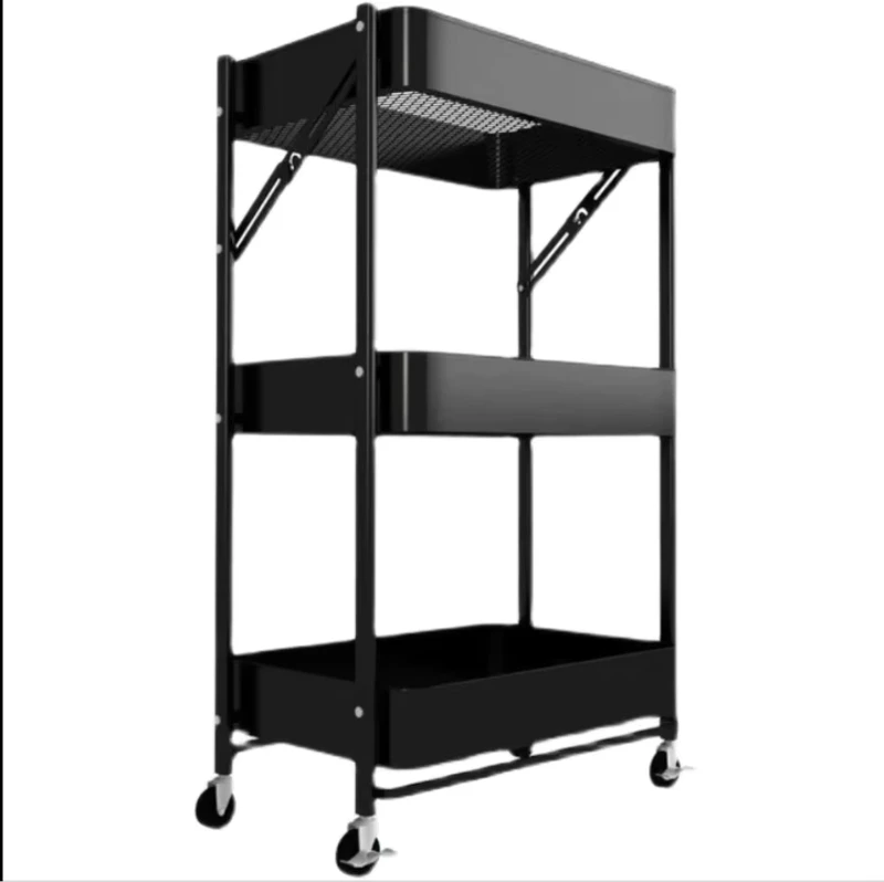 Custom made Luxury Three Layer Ironwork Modern Standing Storage Racks for Dish and Bowl in Wardrobe