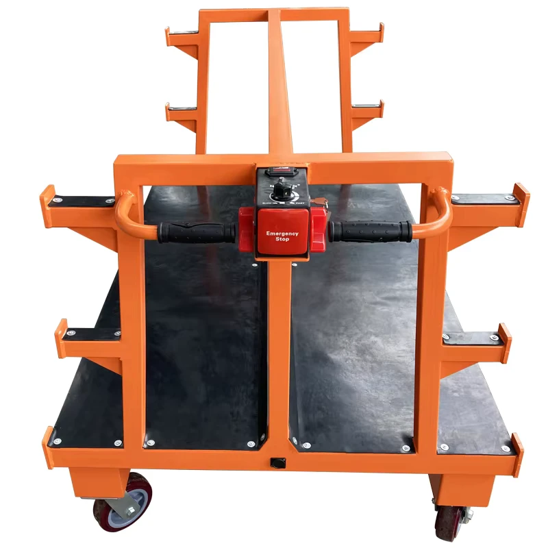 Customizable 1000kg Electric Platform Trolley Heavy Duty Industrial Warehouse Material Handling Cart with OEM Support