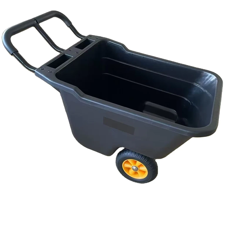Customizable 150kg Plastic Dump Trailer Cart Other Structure for Hand Carts & Trolleys with OEM Support