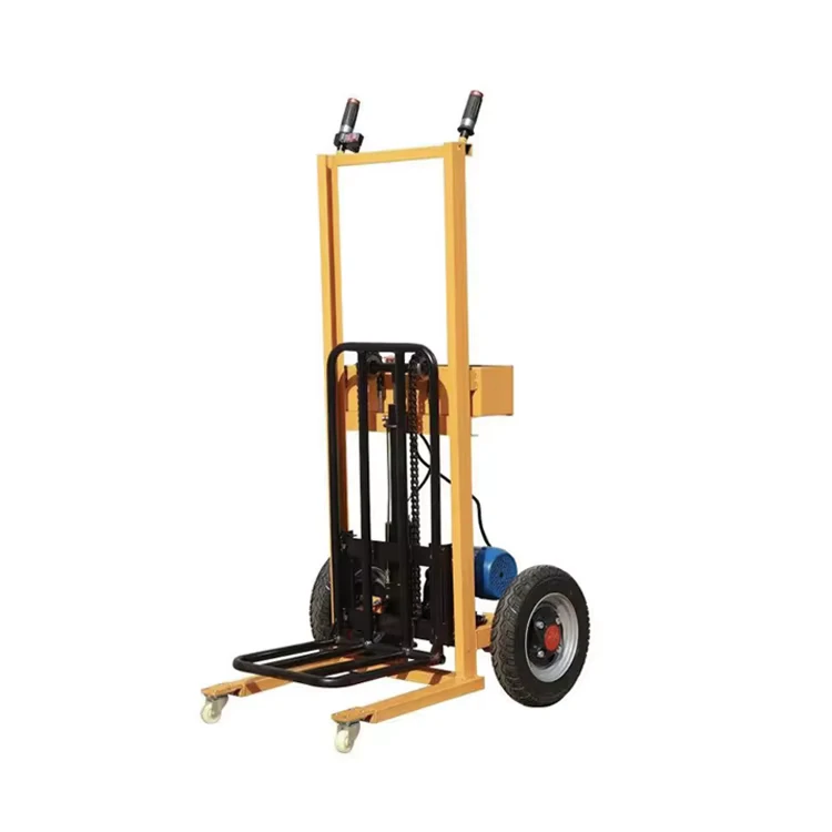 Customizable 200-500 KG Electric Trolley Hand Forklift Iron Platform Structure OEM Support