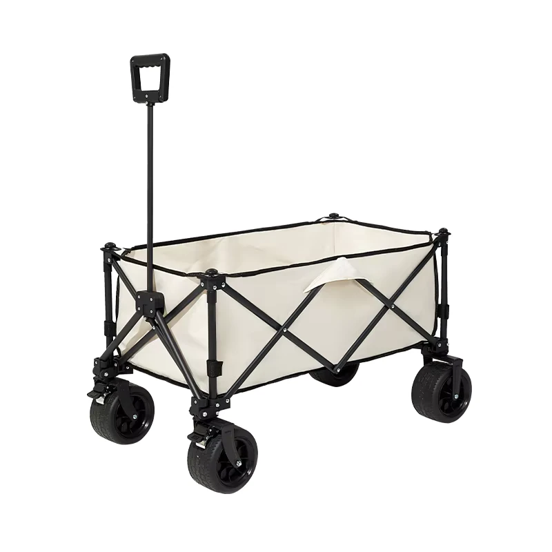 Customizable Children’s Folding Picnic Trolley Reclining Campsite Trailer Roll Container for Outdoor Shopping Travel OEM Support