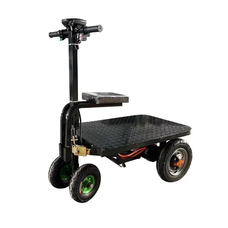 Customizable Electric Trolley Platform Truck 4 Wheeler Factory Direct Sale for Global OEM