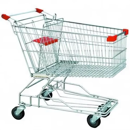 Customizable Folding Used Supermarket Shopping Trolley Cart
