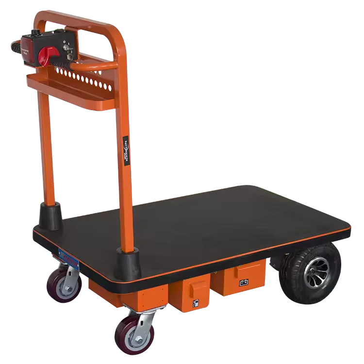 Customizable Heavy Duty Electric Four Wheel Truck OEM Hand Trucks for Moving Heavy Loads Enclosed Warehouse Platform