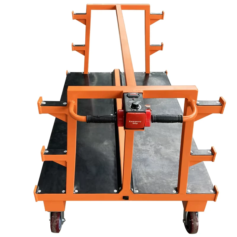 Customizable Heavy Duty Steel Platform Electric Cargo Trolley for Airport Logistics and OEM Applications