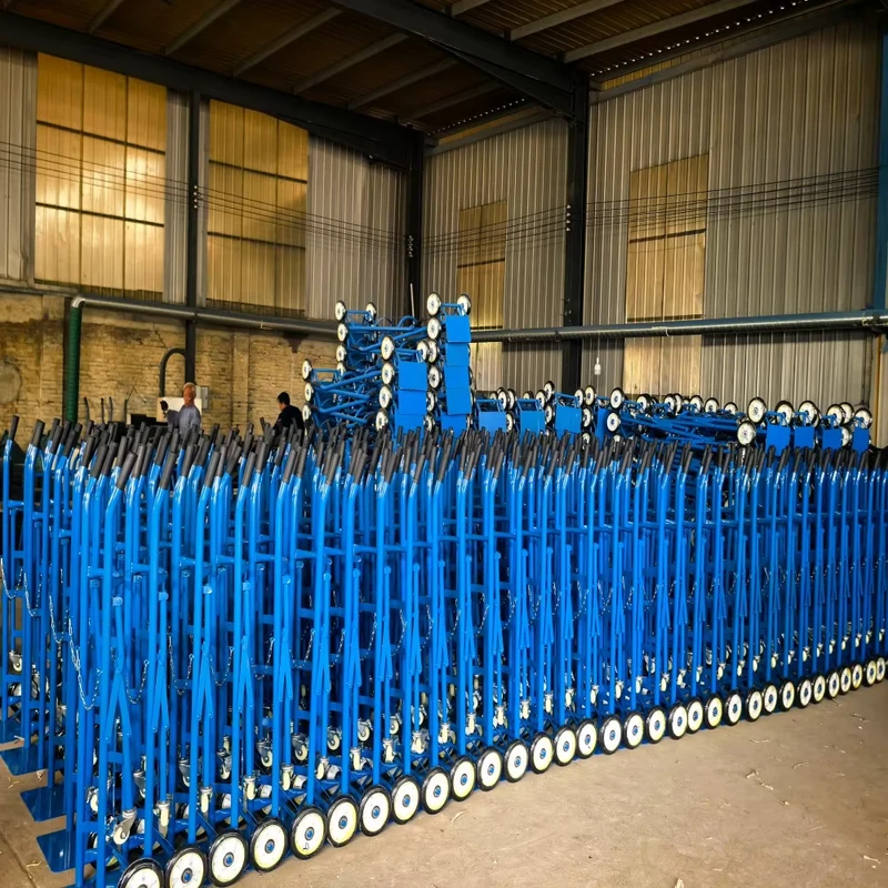 Customizable Industrial Enclosed Metal Heavy Duty Double Handle Solid Wheel Hand Trolley for Gas Cylinder and Hospital Use