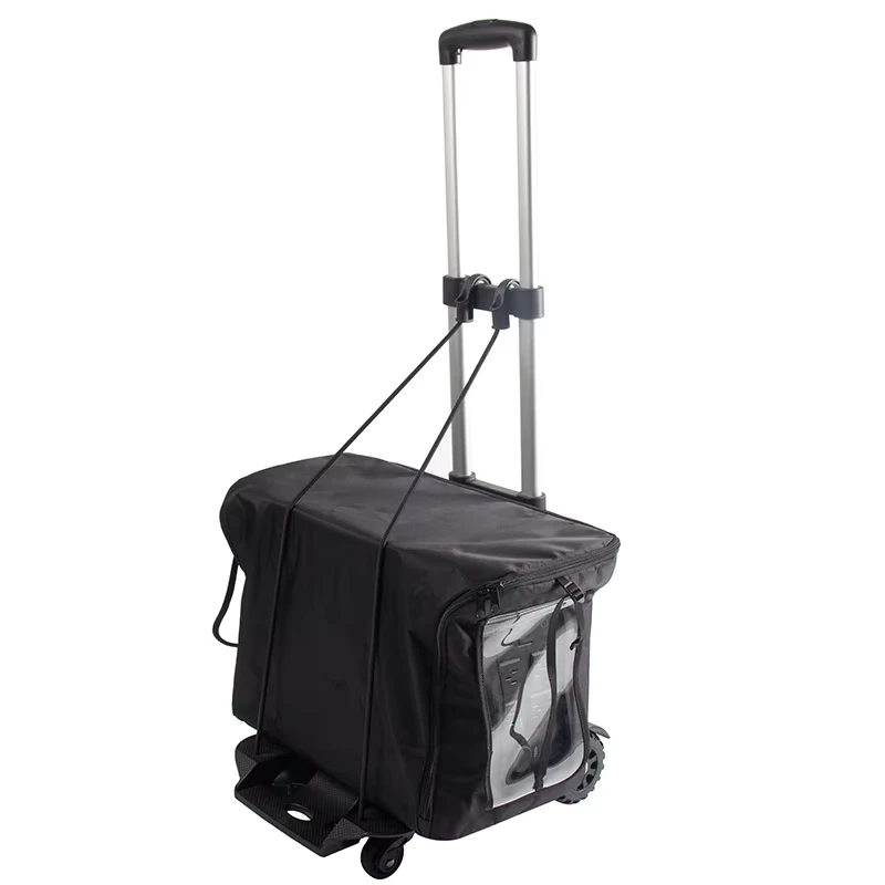 Customizable Luggage Carts Utility Cart Portable Power Trolley Cart Foldable Large Capacity Household Trolley Cart for Shopping