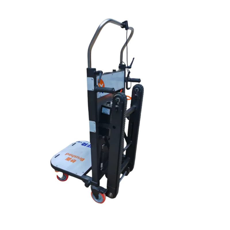 Customizable OEM Electric Crawler Type Climbing Machine 400KG Capacity Foldable Platform Moving Household Goods Hand Trolley