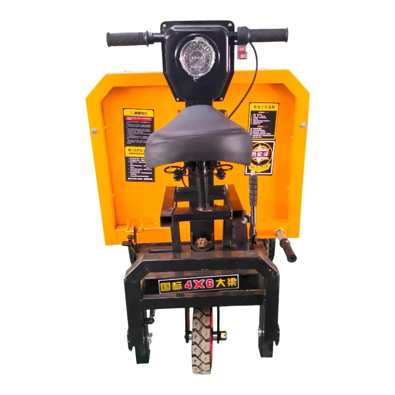 Customizable Small Electric Trolley Hand Push Steel Cart Tricycle Multipurpose Three Wheeled Truck & Dump Truck with OEM Support