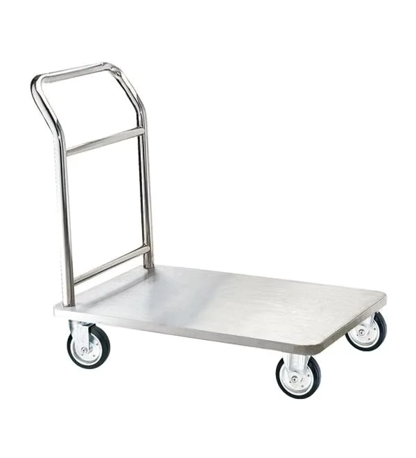 Customizable Stainless Steel Flatbed for Industry or Hotel Display Racks Load 200kg