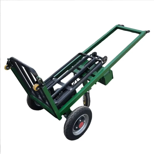 Customizable Truck Fully Electric Manual Forklift for Warehouse Construction Site Hand Push Trolley