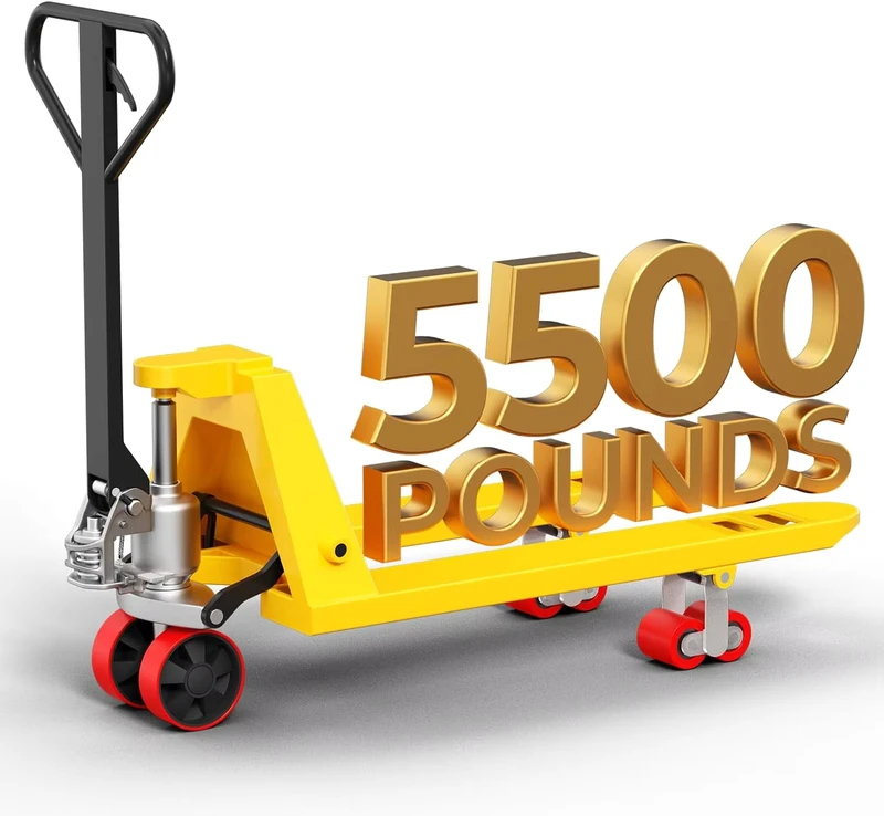 Customized 2.5ton Hand Pallet Truck 2.5ton Manual Pallet Jack 2.5 Ton Hydraulic Hand Pallet Truck Lifter Pump with Weigh Scale