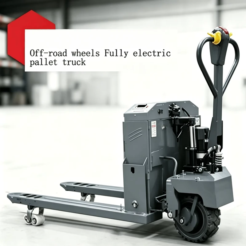 Customized 3 ton Off road Electric Forklift Waterproof Corrosion resistant Full Electric Pallet Jack