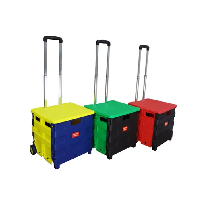 Customized Colorful Foldable Shopping Carts Foldable Shopping Cart Trolley