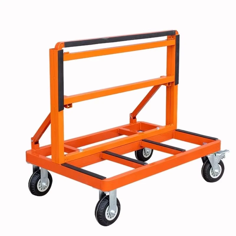 Customized Detachable Foldable Heavy Duty Roll Container Heavy Duty Trolley Slabstone Glass Racks