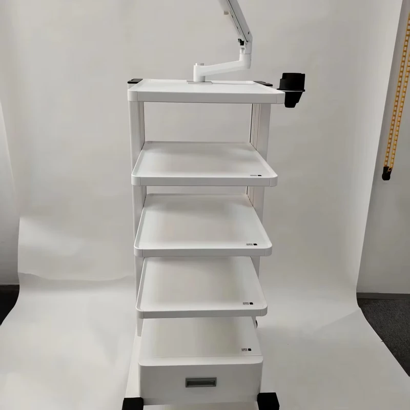 Customized Endoscope Trolley Endoscopy Stand Laparoscopy Cart Arthroscopy Trolley Stand for Medical Endoscopes Ndoscopic Cart