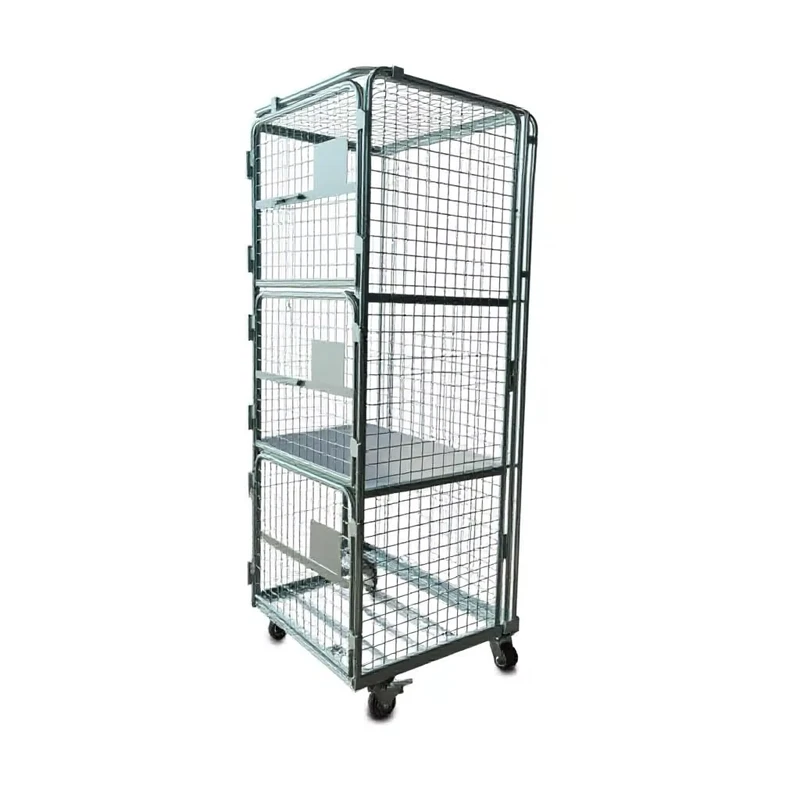 Customized Flat Packing Professional Factory Heavy Duty Steel Wall Mounted Warehouse Trolley Wheels ISO CE Certified Galvanized
