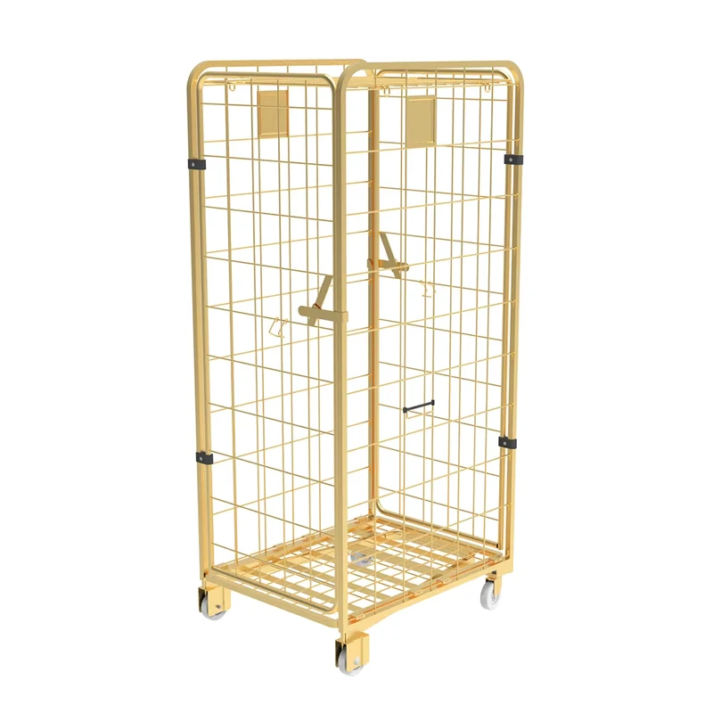 Customized Folding Roll Cage Trolley Roll Container for Warehouse Use