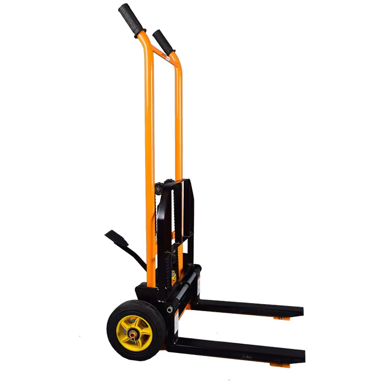 Customized Manual Stacker 200kg Mini Type Hand Manual Operated Stacker Forklift Hydraulic Pallet Truck Forklift