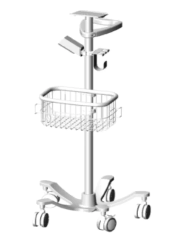 Customized Medical Trolleys Medical Monitor Rolling Stand Monitor Patient Rolling Stand Monitor Cart
