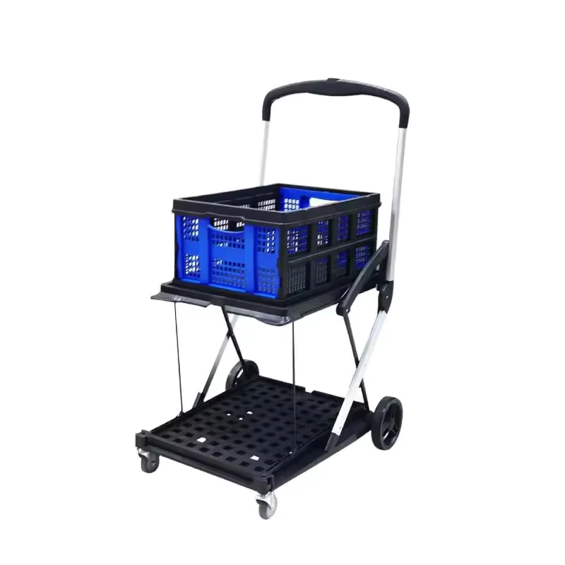 Customized Shopping Trolleys Carts Shopping Trolley 4 Wheels Foldable