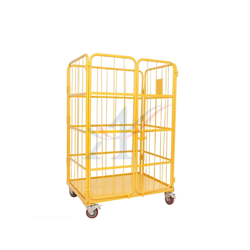 Customized Size Roll Cage Container with 2 Doors