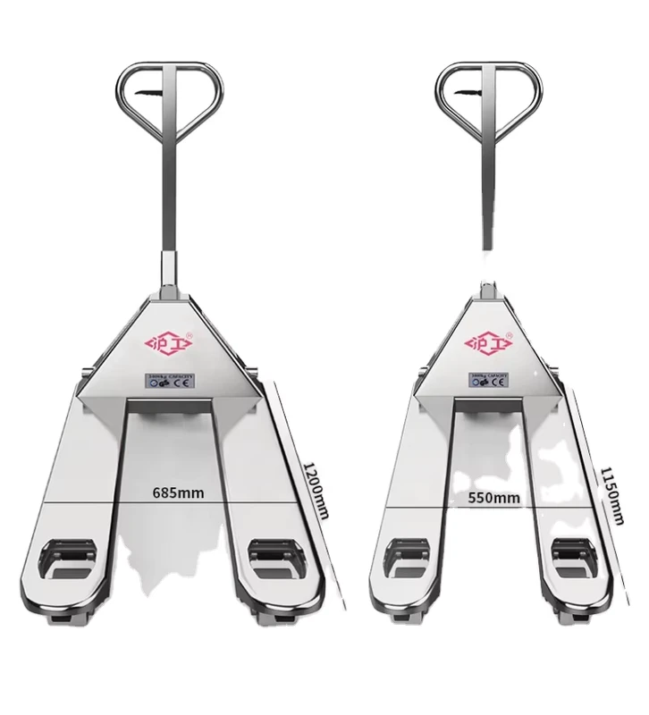 Customized Stainless Steel Hand Pallet Truck Manual Pallet Truck