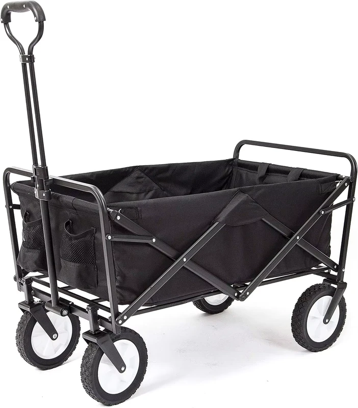 Customized Wagon Aluminium Portable Foldable Beach Camping Wagon Trolley Outdoor Cart