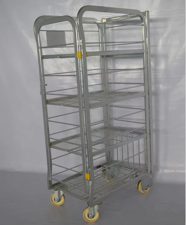 Dairy Roll Cage Milk Trolley for Sale