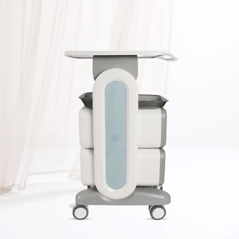 Dental Clinic Laser Trolley Spa Salon Rolling Trolley Cart for Beauty Machine Big Table for Dental