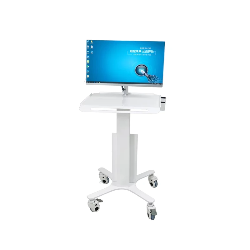 Dental Office Computer with UPS Power Trolley for Clinical Display Use