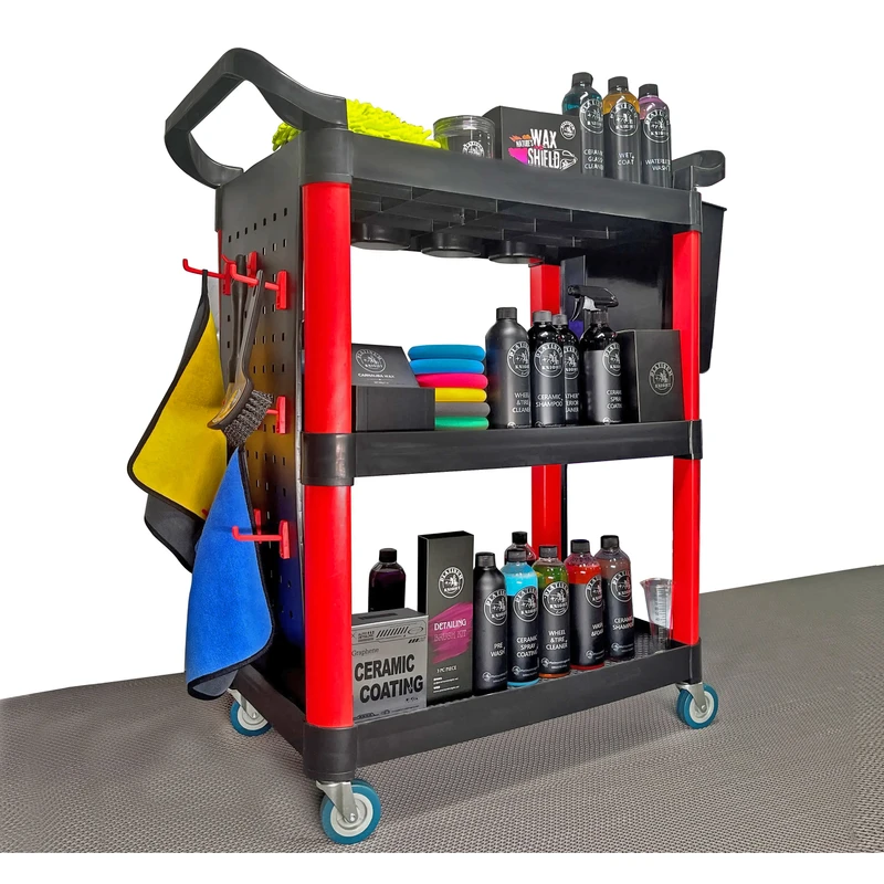 Detaching Cart Car Cleaning Caddy Great for Car Detailing Garage Easy to Assemble