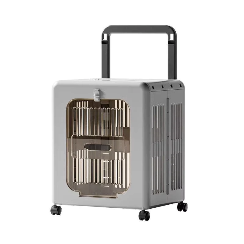 Dog Cat Backpack Trolley Case Super Large Capacity Luggage Folding Detaching ABS Solid Button 15kg Max Load