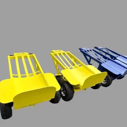Dual Drive Electric Dolly Inflatable Bounce House Cart Electric Trailer Dolly for Commercial Use