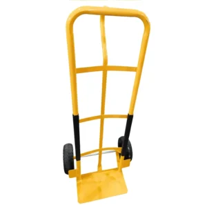 Durable Heavy Duty Steel Hand Trolley for Warehouse Logistics Construction Industrial Cargo Transport OEM 300KG Load Capacity