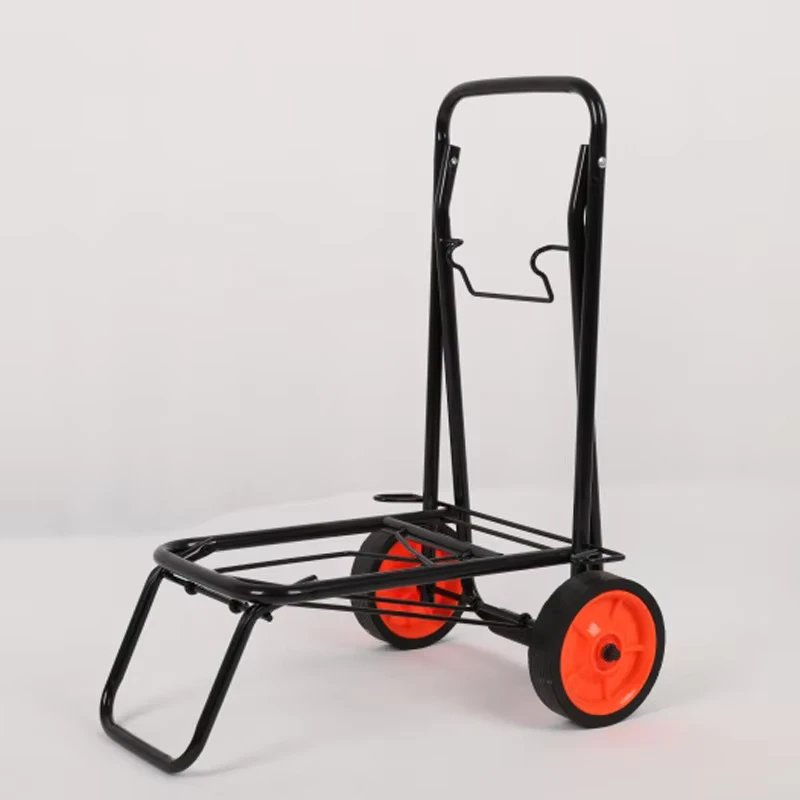Durable Lightweight 40kgs Weight Capacity Two Wheels Outdoor Shopping Folding Handcart Garden Luggage Trolley Cart