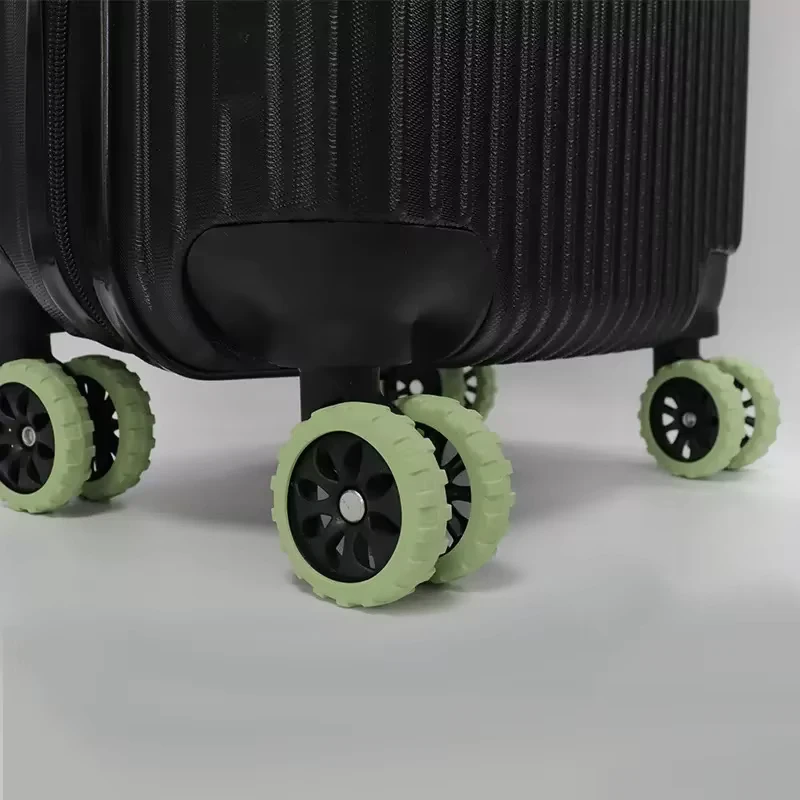 Durable Portable Reusable Silicone Luggage Wheel Protective Covers with Sleeve