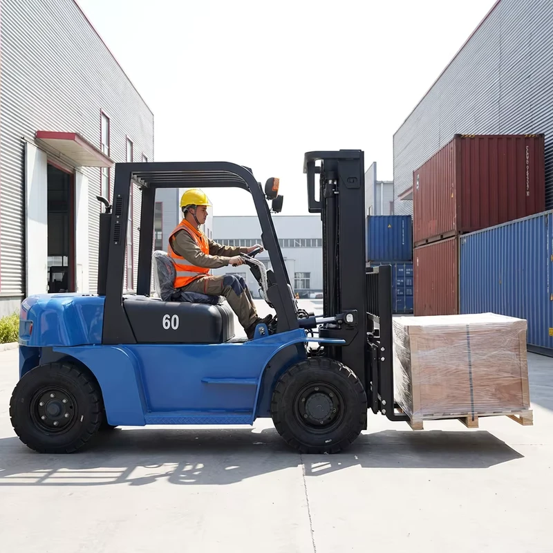 EPA Tier 4 Certified 3 Ton Diesel Forklift for USA and Canada Markets with Low Emission Engine and Advanced Safety Features