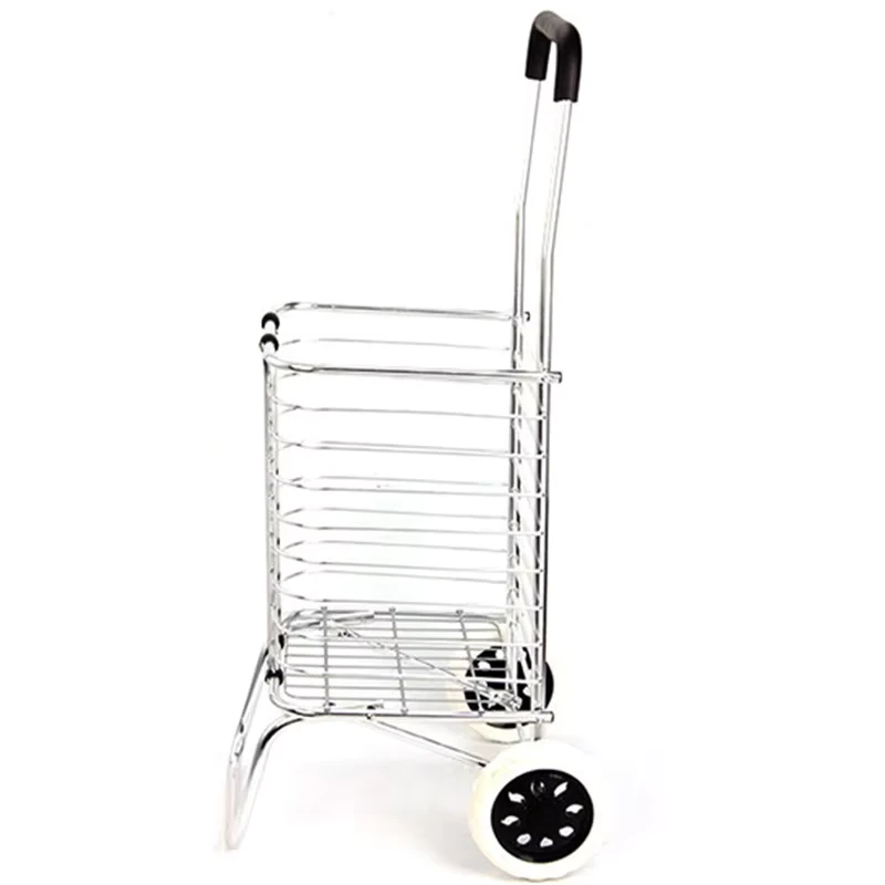 Easy Box Foldable 4 Wheel Cold Storage Trolley Market Shopping Bag Cart