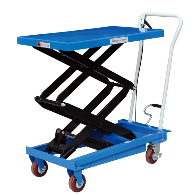 Easy Control Mobile Electric Trolley Lift Table with High Duty Steel Construction Low Maintenance Hand Scissor Lift